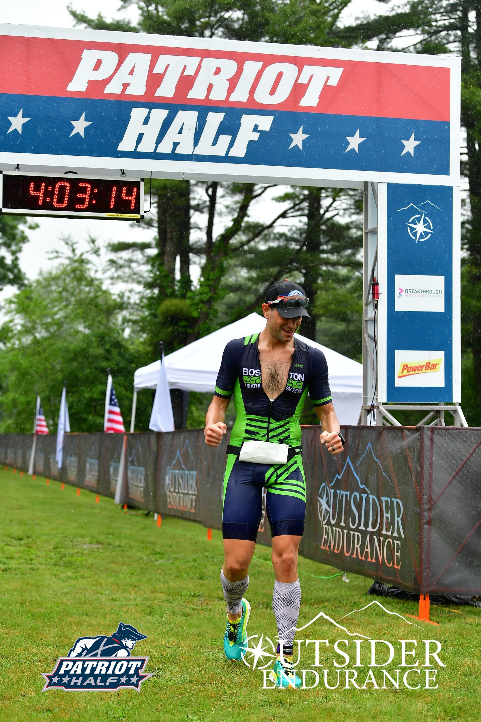 Getting after it at Patriot Half